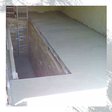 Бетонный пол в гараже