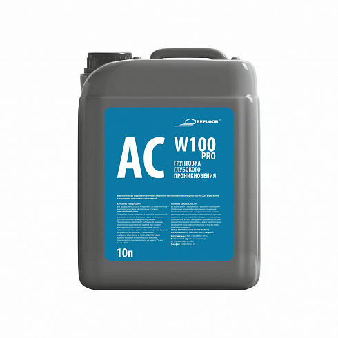 Морозостойкая акриловая грунтовка-концентрат глубокого проникновения REFLOOR® AC-W100 Pro